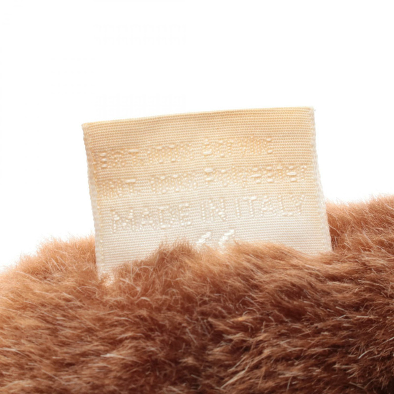 愛馬仕 Elmy PM 毛絨玩具 400055M 麂皮絨 腈綸 棕色 多色 二手 男女通用-5