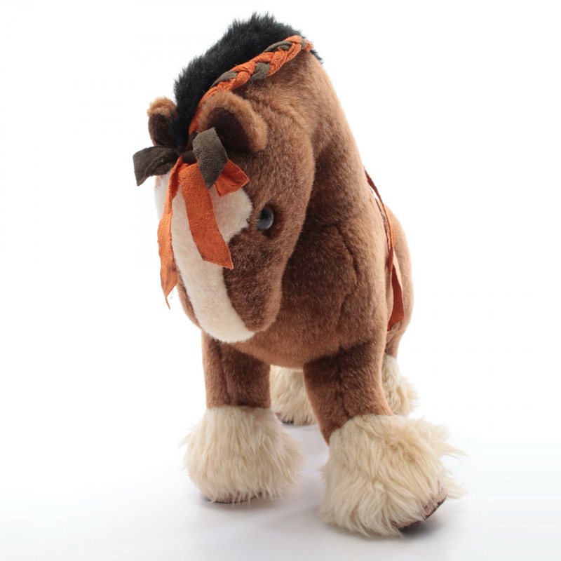 愛馬仕 Elmy PM 毛絨玩具 400055M 麂皮絨 腈綸 棕色 多色 二手 男女通用-10