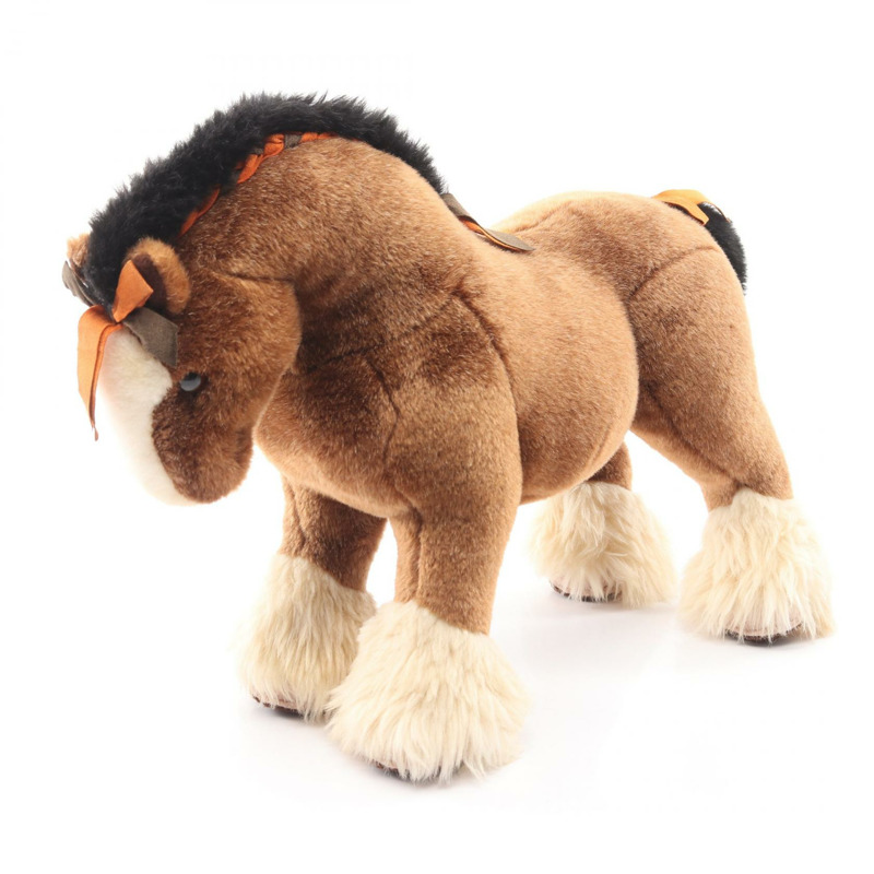 愛馬仕 Elmy PM 毛絨玩具 H400055M-00 麂皮絨亞克力棕色多色二手男女通用-0