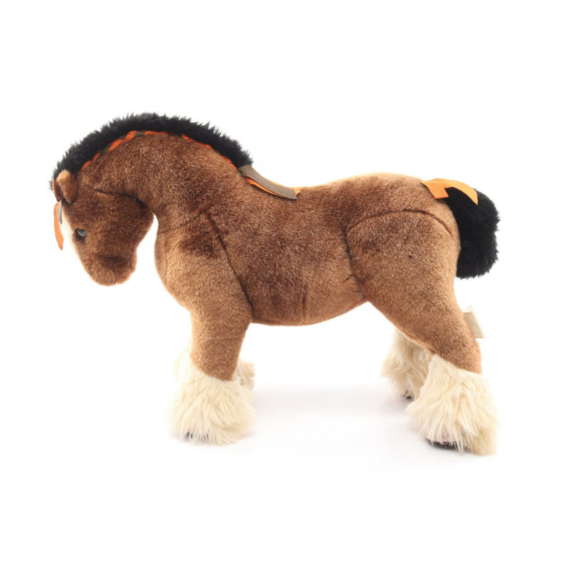 愛馬仕 Elmy PM 毛絨玩具 H400055M-00 麂皮絨亞克力棕色多色二手男女通用-1