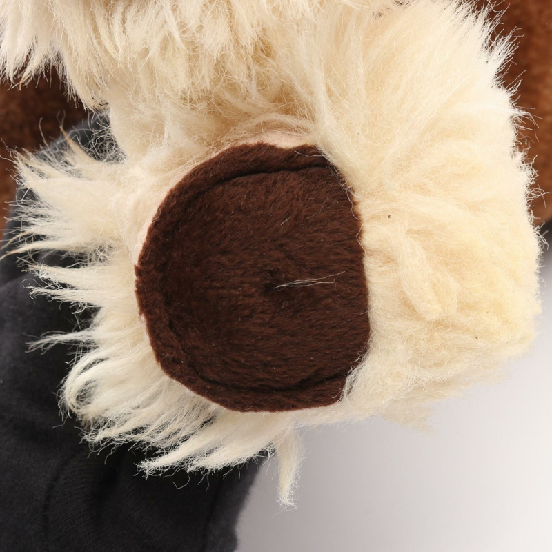 愛馬仕 Elmy PM 毛絨玩具 H400055M-00 麂皮絨亞克力棕色多色二手男女通用-9