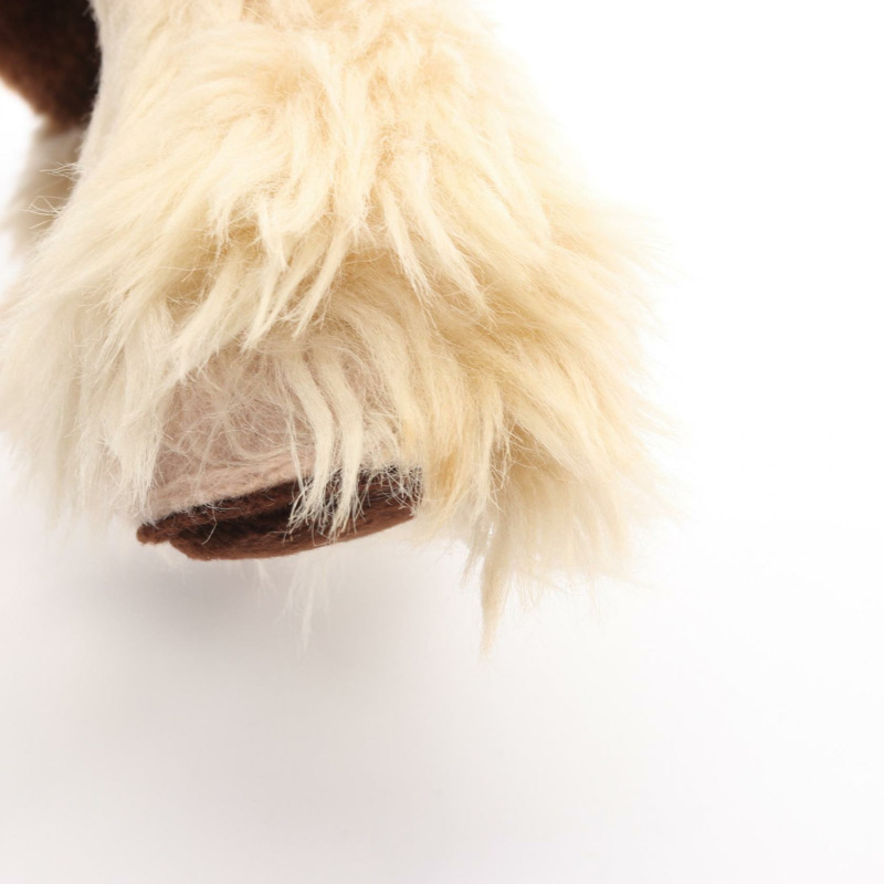 愛馬仕 Elmy PM 毛絨玩具 H400055M-00 麂皮絨亞克力棕色多色二手男女通用-10