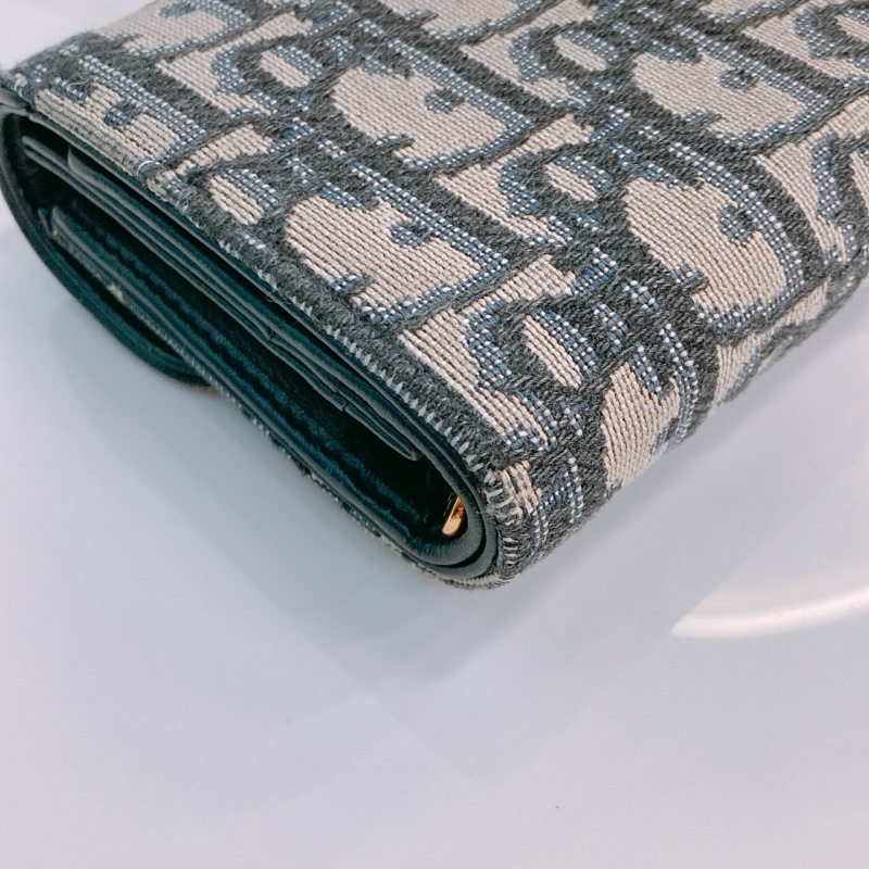 MS0577 CHRISTIAN DIOR 迪奧經典花紋三摺銀包SADDLE 3 FOLD WALLET OBLIQUE NAVY-20