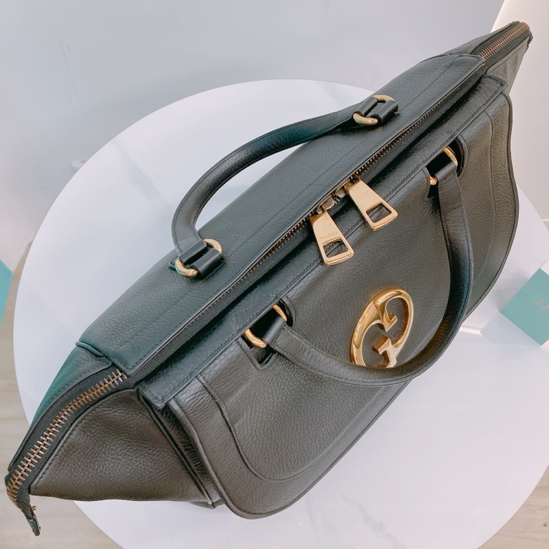 MS0580 GUCCI 古馳GG扣大號牛皮手拿包包1973 TOP HANDLE MEDIUM TOTE BAG CALFSKIN-25