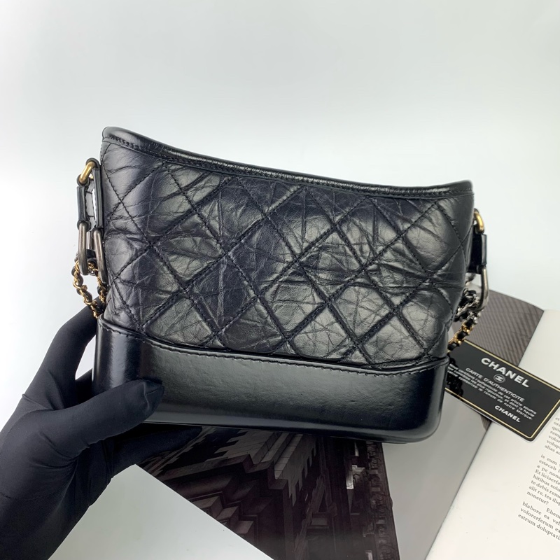 Chanel流浪包小號黑金-0
