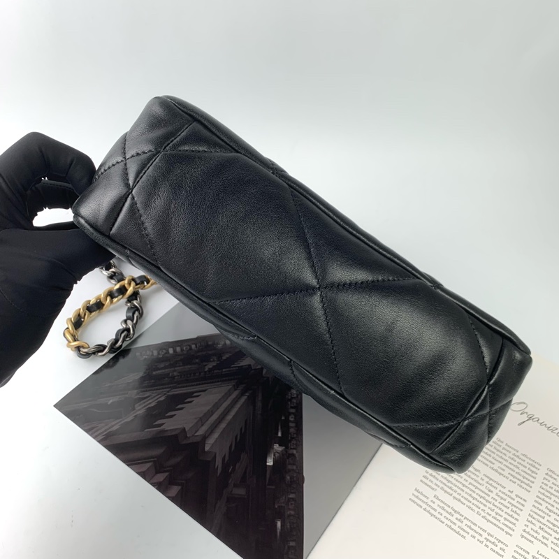 Chanel 19bag黑金小號 有專櫃購證✅-2