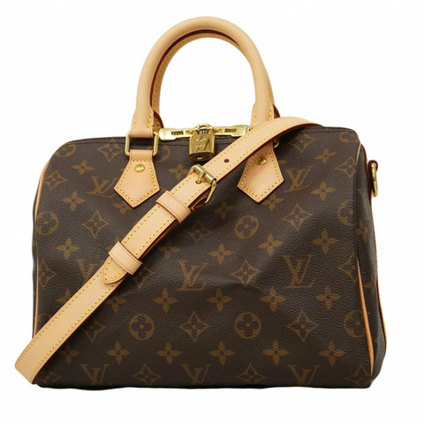 路易威登 Monogram Speedy Bandouliere 25 手提包 M46977 棕色女士兩用包