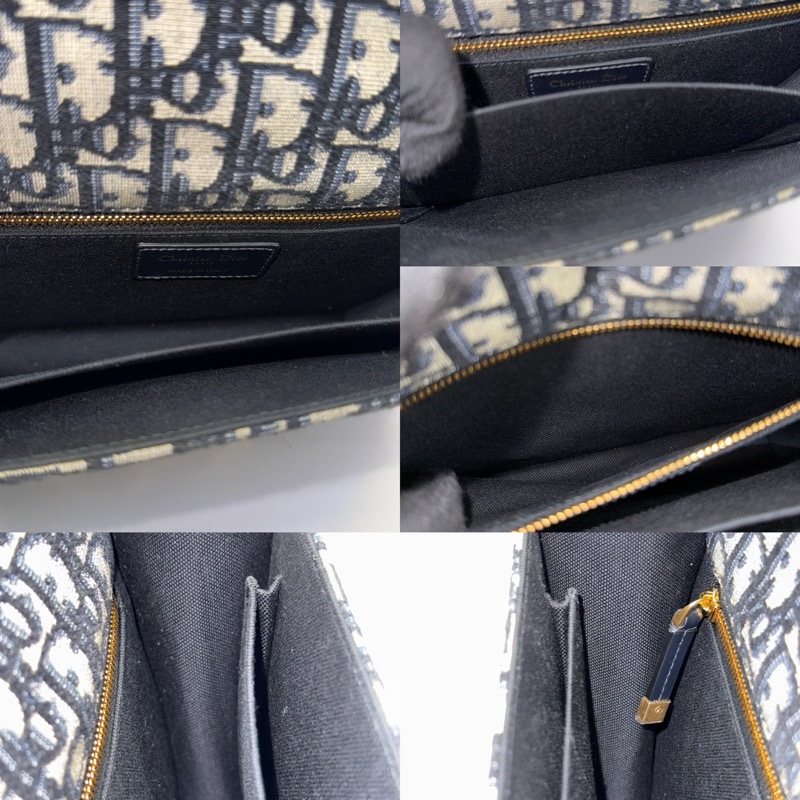 DIOR  藍色緹花蒙田包 MONTAIGNE 30 OBLIQUE SHOULDER CROSSBODY-5