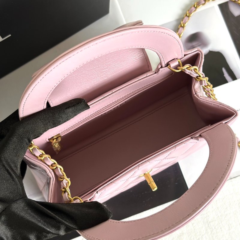 CHANEL Mini kelly - 粉金-6