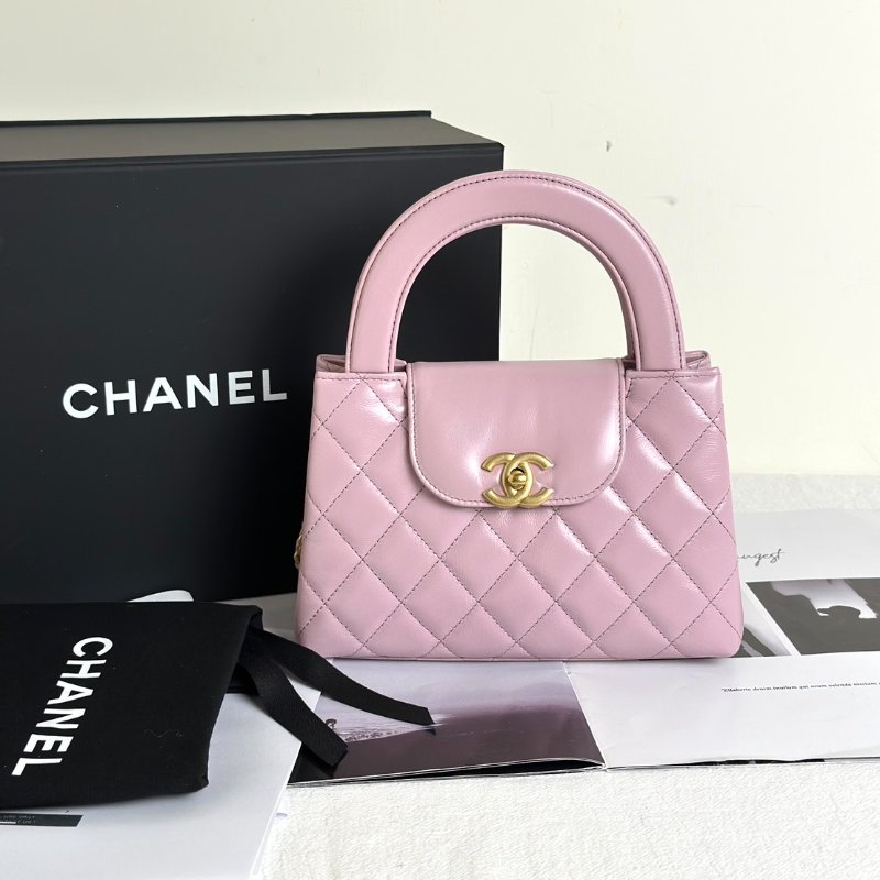 CHANEL Mini kelly - 粉金-7