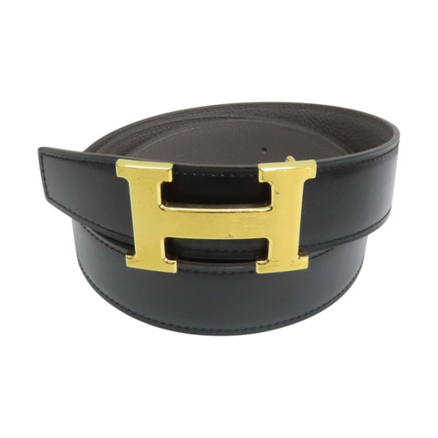 黑色 Box/Togo牛皮 H扣 雙面 皮帶 H064544CM 95CM Y刻【HERMES 愛馬仕】 H064544CM