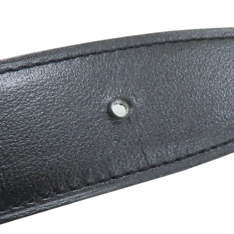 黑色 Box/Togo牛皮 H扣 雙面 皮帶 H064544CM 95CM Y刻【HERMES 愛馬仕】 H064544CM-7