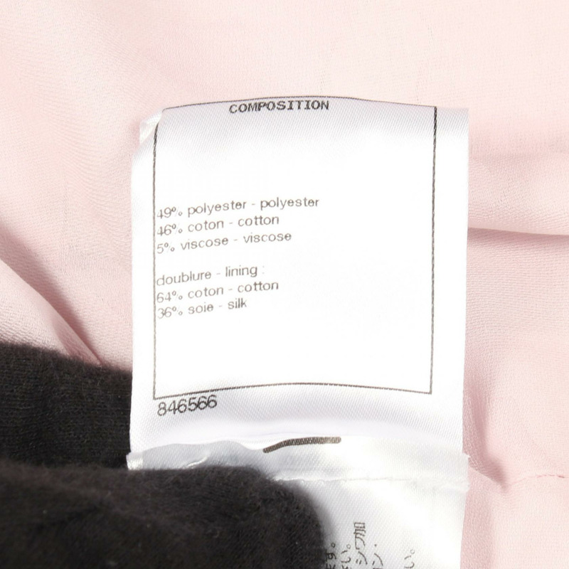 香奈兒 COCO 標誌紐扣斜紋軟呢外套 P70531V61850 聚酯纖維/棉 粉紅色 綠色 二手 女款-5