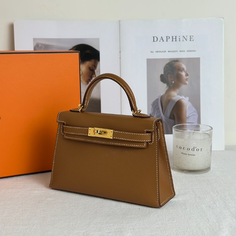 HERMES Mini kelly ll - 金棕金 Z-3