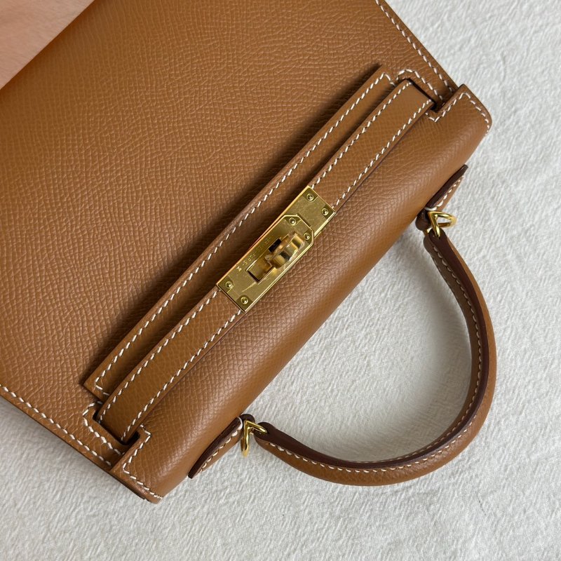 HERMES Mini kelly ll - 金棕金 Z-4