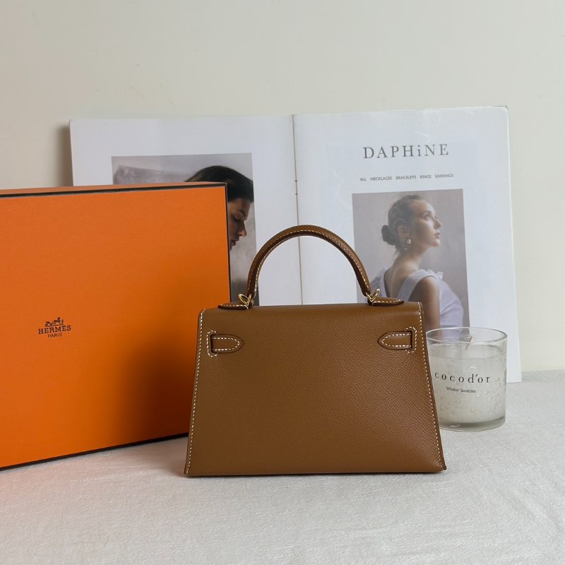 HERMES Mini kelly ll - 金棕金 Z-5