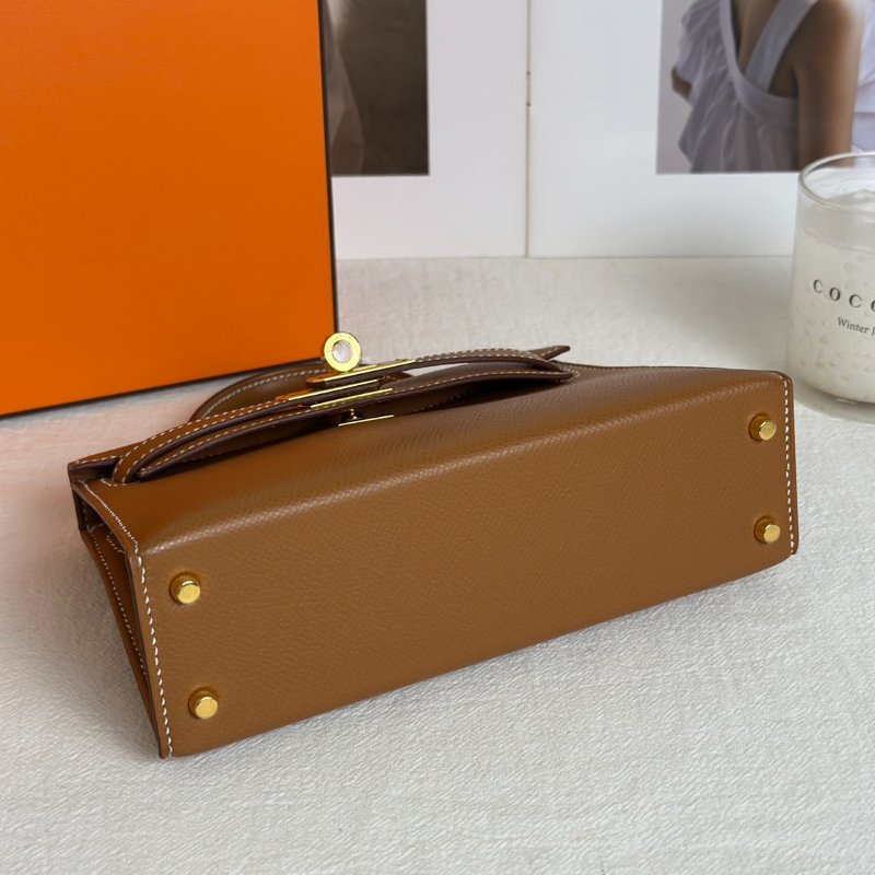 HERMES Mini kelly ll - 金棕金 Z-6