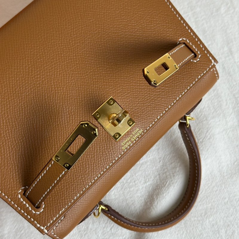 HERMES Mini kelly ll - 金棕金 Z-7