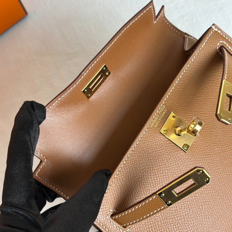 HERMES Mini kelly ll - 金棕金 Z-9