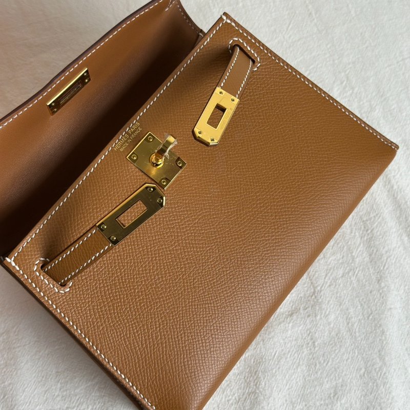 HERMES Mini kelly ll - 金棕金 Z-10