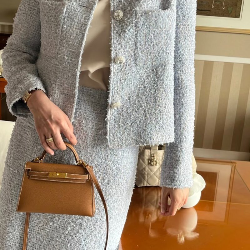 HERMES Mini kelly ll - 金棕金 Z-14