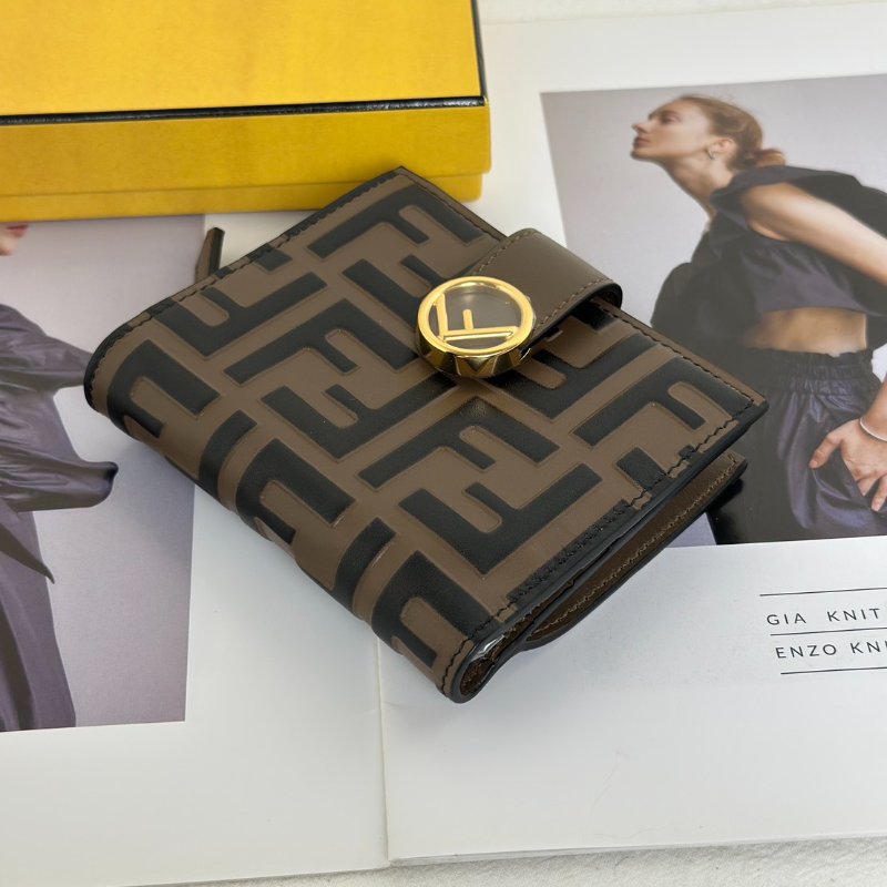 FENDI 經典FF雙折短夾-2