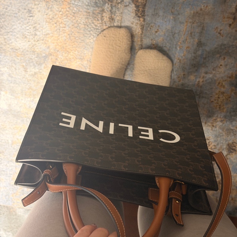 Celine cabas小號 經典老花包-4