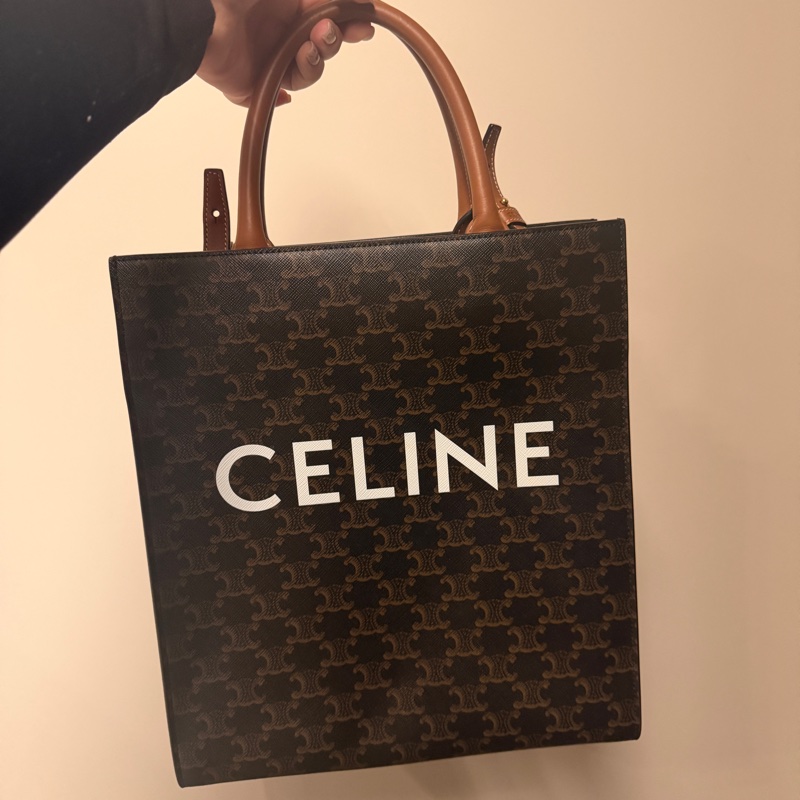 Celine cabas小號 經典老花包-5