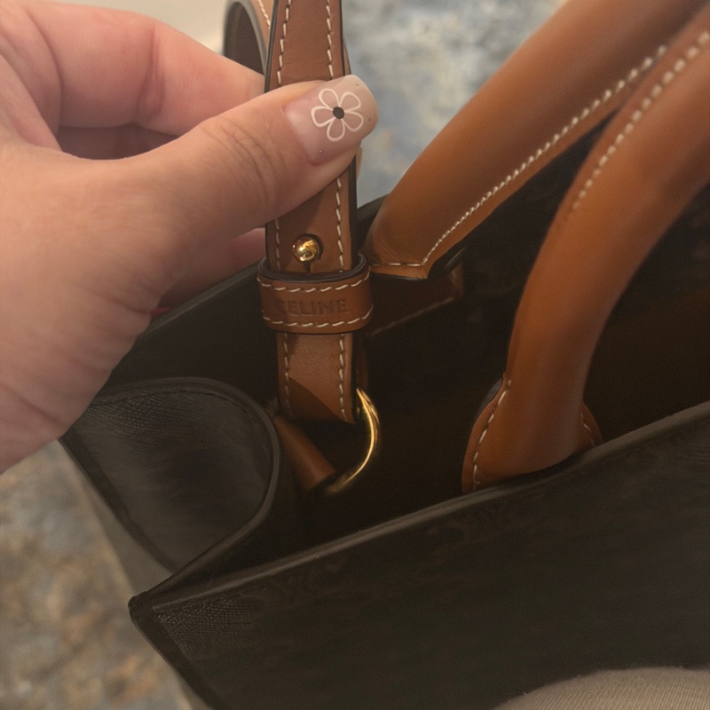 Celine cabas小號 經典老花包-6