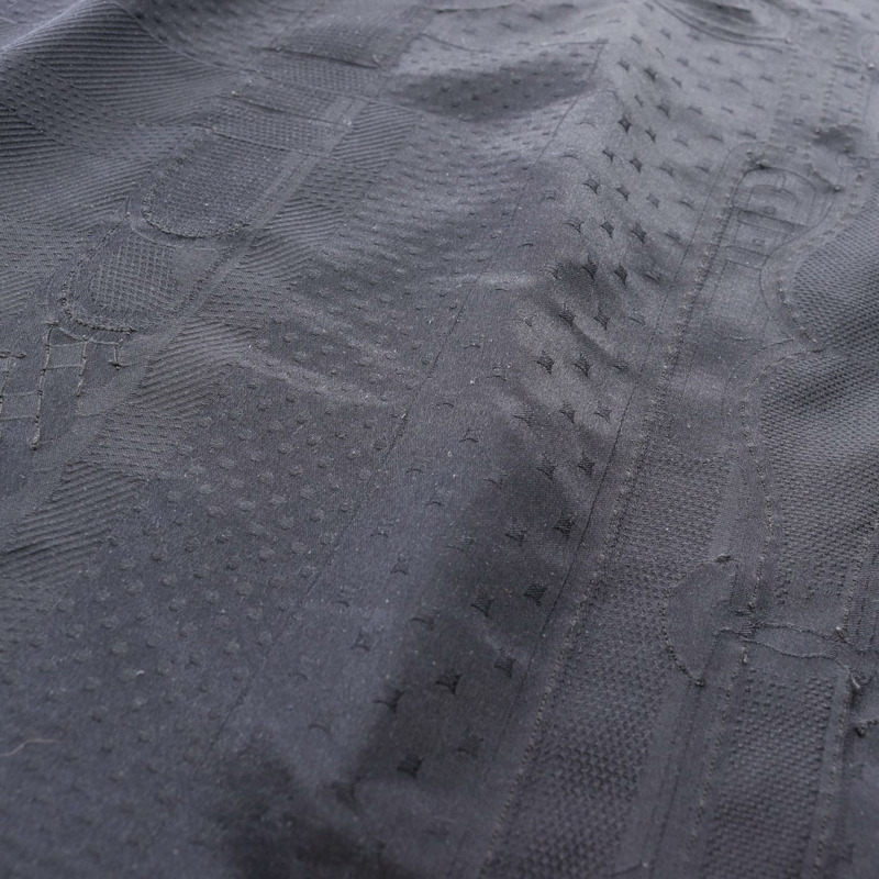 愛馬仕 Coaching Perle Bleu Noir 絲巾披肩，真絲，海軍藍，二手女款-11