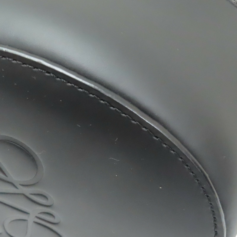 黑/棕色 牛皮 毛氈 Balloon 肩背包【LOEWE 羅威】 326.76AC30-12