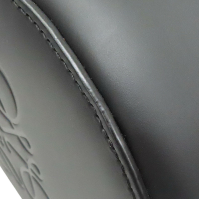 黑/棕色 牛皮 毛氈 Balloon 肩背包【LOEWE 羅威】 326.76AC30-14