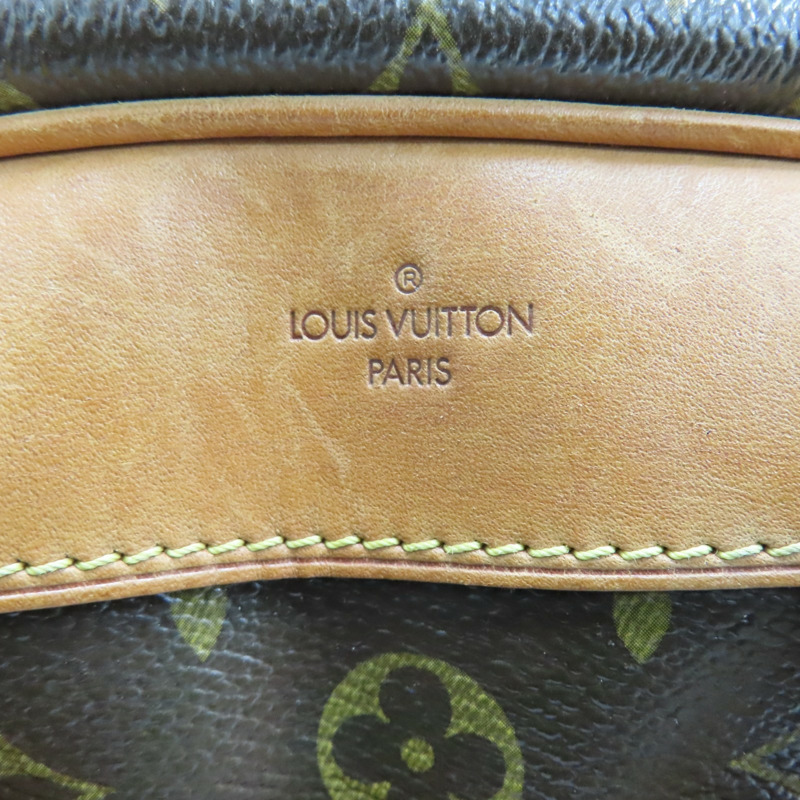 棕色 原花帆布 Trouville 手提包【LOUIS VUITTON LV 路易威登】 M42228-6