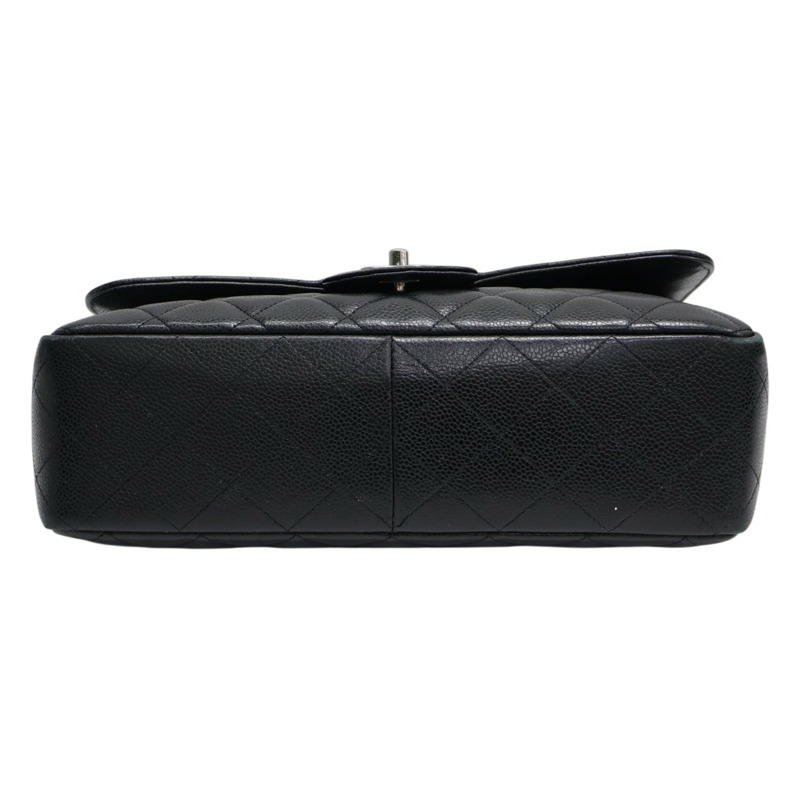 黑色 荔枝紋 牛皮 COCO Jumbo 30 肩背包 鍊帶 (無卡)【CHANEL 香奈兒】 A58600-3
