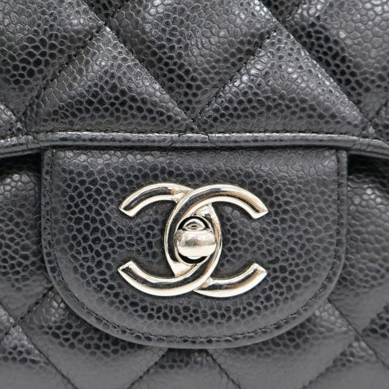 黑色 荔枝紋 牛皮 COCO Jumbo 30 肩背包 鍊帶 (無卡)【CHANEL 香奈兒】 A58600-9