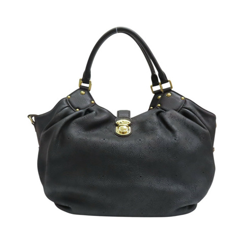 黑色 原花 牛皮 Mahina L 肩背包【LOUIS VUITTON LV 路易威登】 M95765