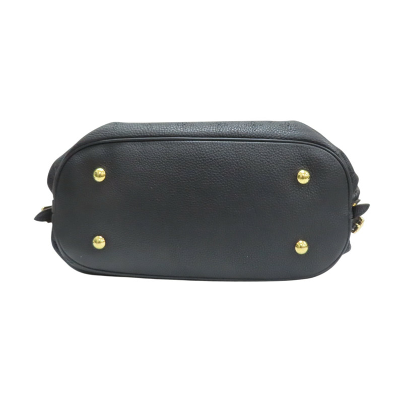 黑色 原花 牛皮 Mahina L 肩背包【LOUIS VUITTON LV 路易威登】 M95765-3