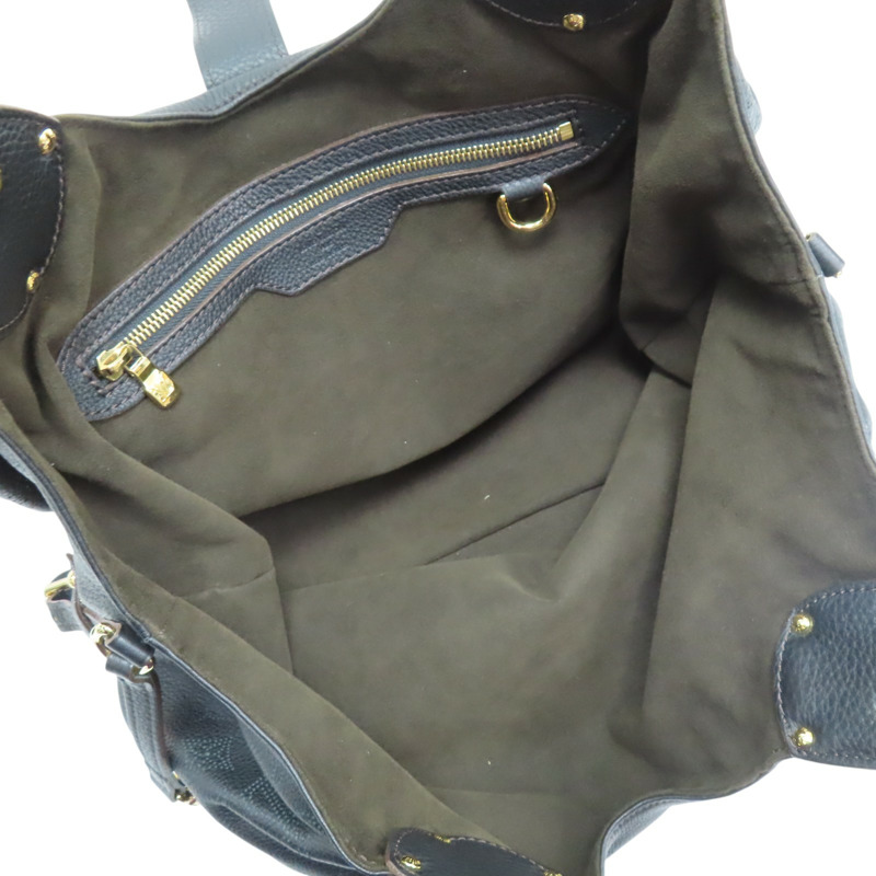 黑色 原花 牛皮 Mahina L 肩背包【LOUIS VUITTON LV 路易威登】 M95765-5