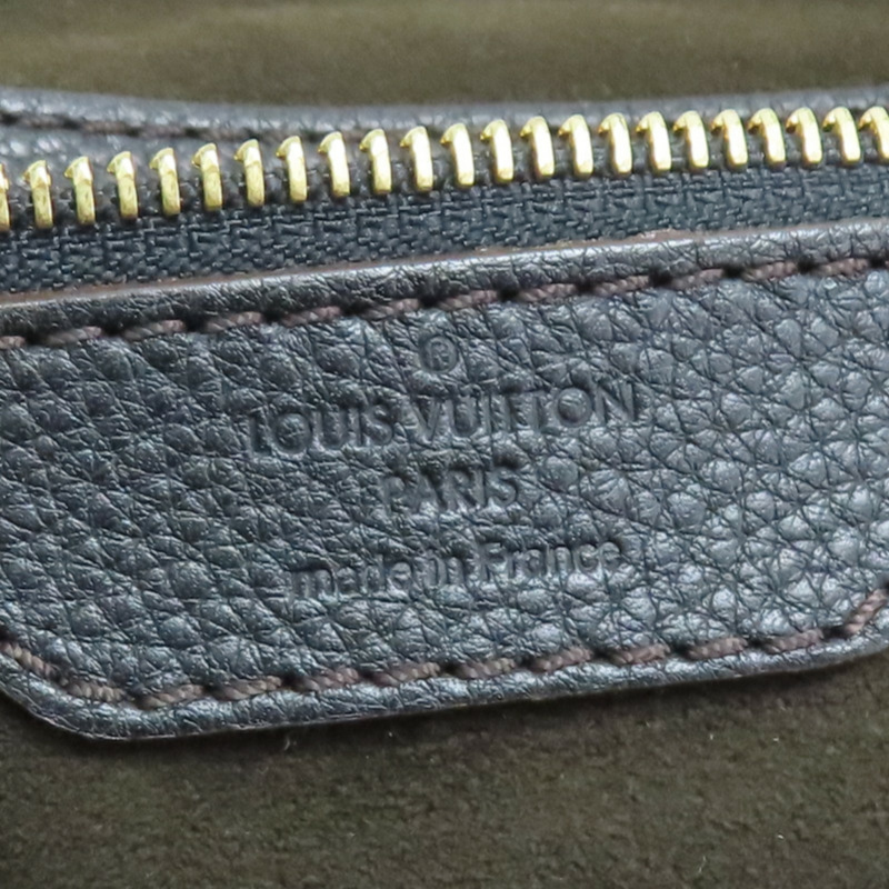 黑色 原花 牛皮 Mahina L 肩背包【LOUIS VUITTON LV 路易威登】 M95765-7