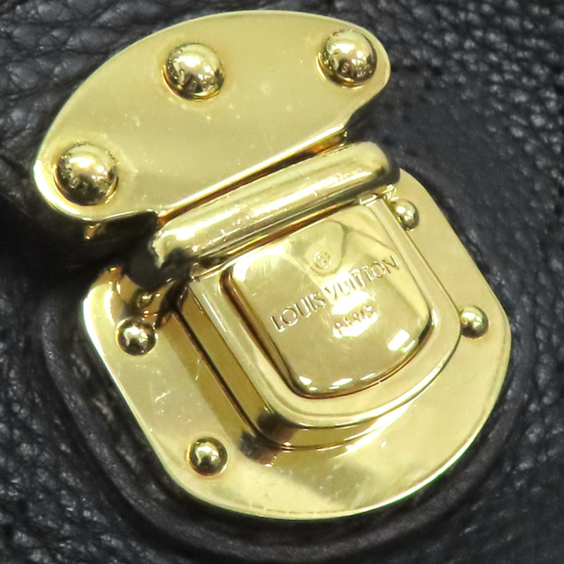 黑色 原花 牛皮 Mahina L 肩背包【LOUIS VUITTON LV 路易威登】 M95765-14