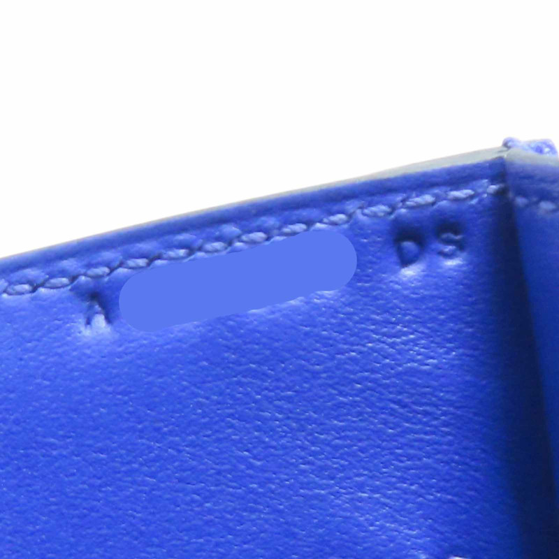 藍色 山羊皮 Verrou clutch 手拿包 A刻【HERMES 愛馬仕】-10
