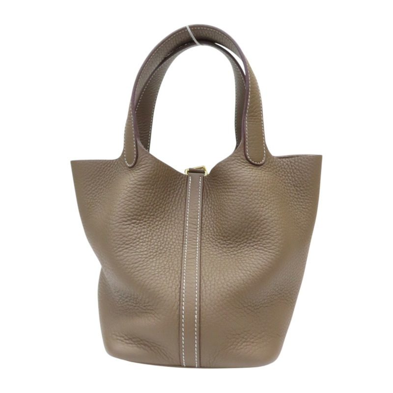 風衣灰 TC牛皮 Picotin Lock 18 手提包 Z刻 (No Key)【HERMES 愛馬仕】 H056289CC-1