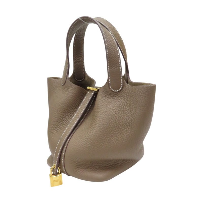 風衣灰 TC牛皮 Picotin Lock 18 手提包 Z刻 (No Key)【HERMES 愛馬仕】 H056289CC-2