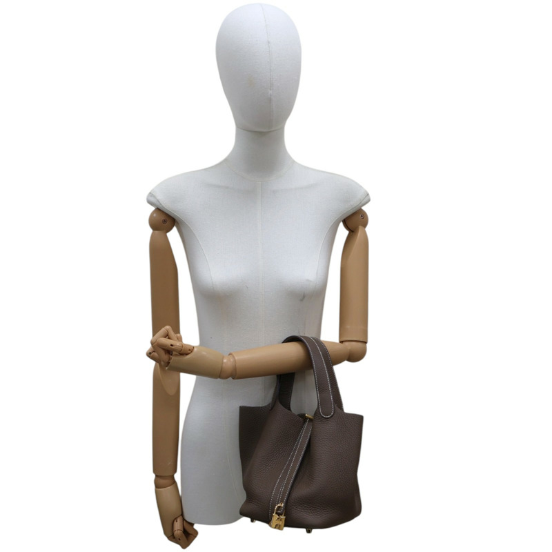 風衣灰 TC牛皮 Picotin Lock 18 手提包 Z刻 (No Key)【HERMES 愛馬仕】 H056289CC-6