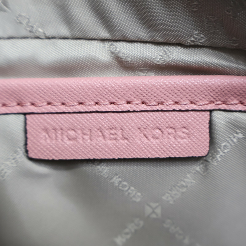 粉色 牛皮 Jet Set 大號 肩背包【MICHAEL KORS 麥可寇斯】 35F8STTC9L-5