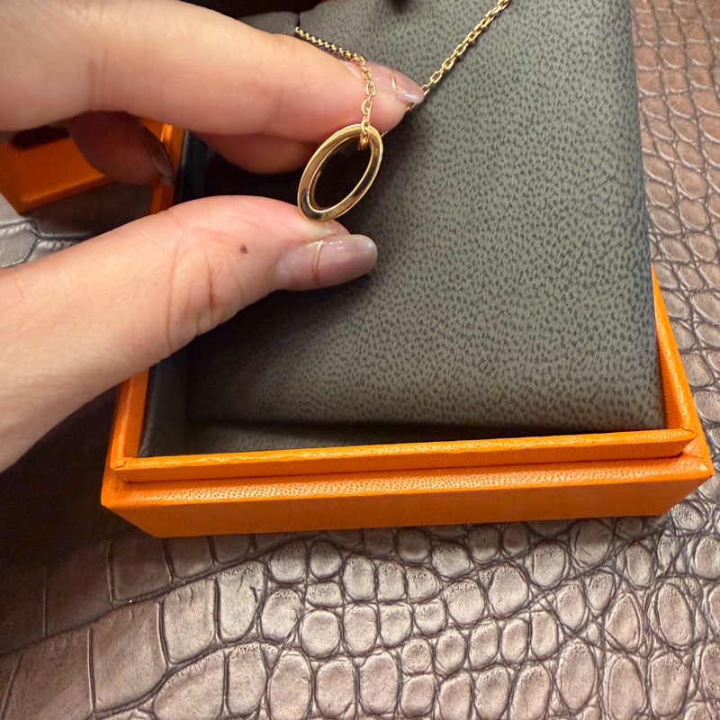 Hermes POP H 粉紅色項鍊-19