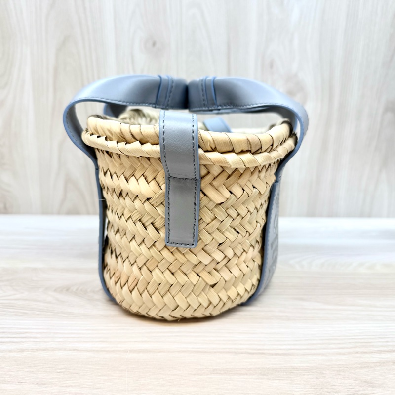 CHLOE氣質🫶🏼灰藍拉菲草編織包CHC23SS304J66-2