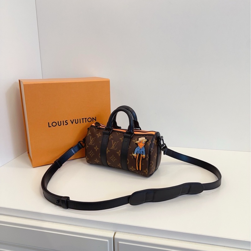 【98新🆕】LV  keepall xs 老花稻草人手袋 斜挎包-3