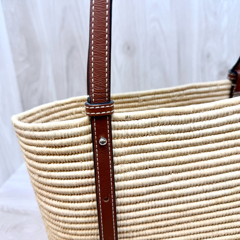 LOEWE夏日季節必備☀️拉菲草編織肩背包A223099-12