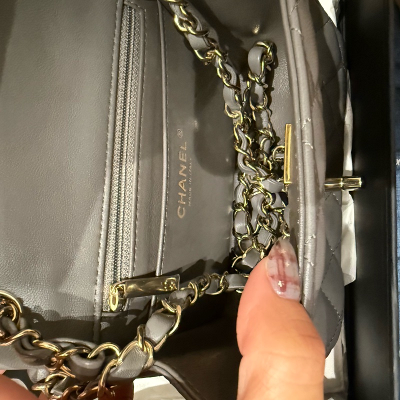 香奈兒 灰色 方胖子-8